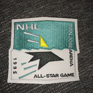 Vintage 1995 NHL All Star Game San Jose Patch