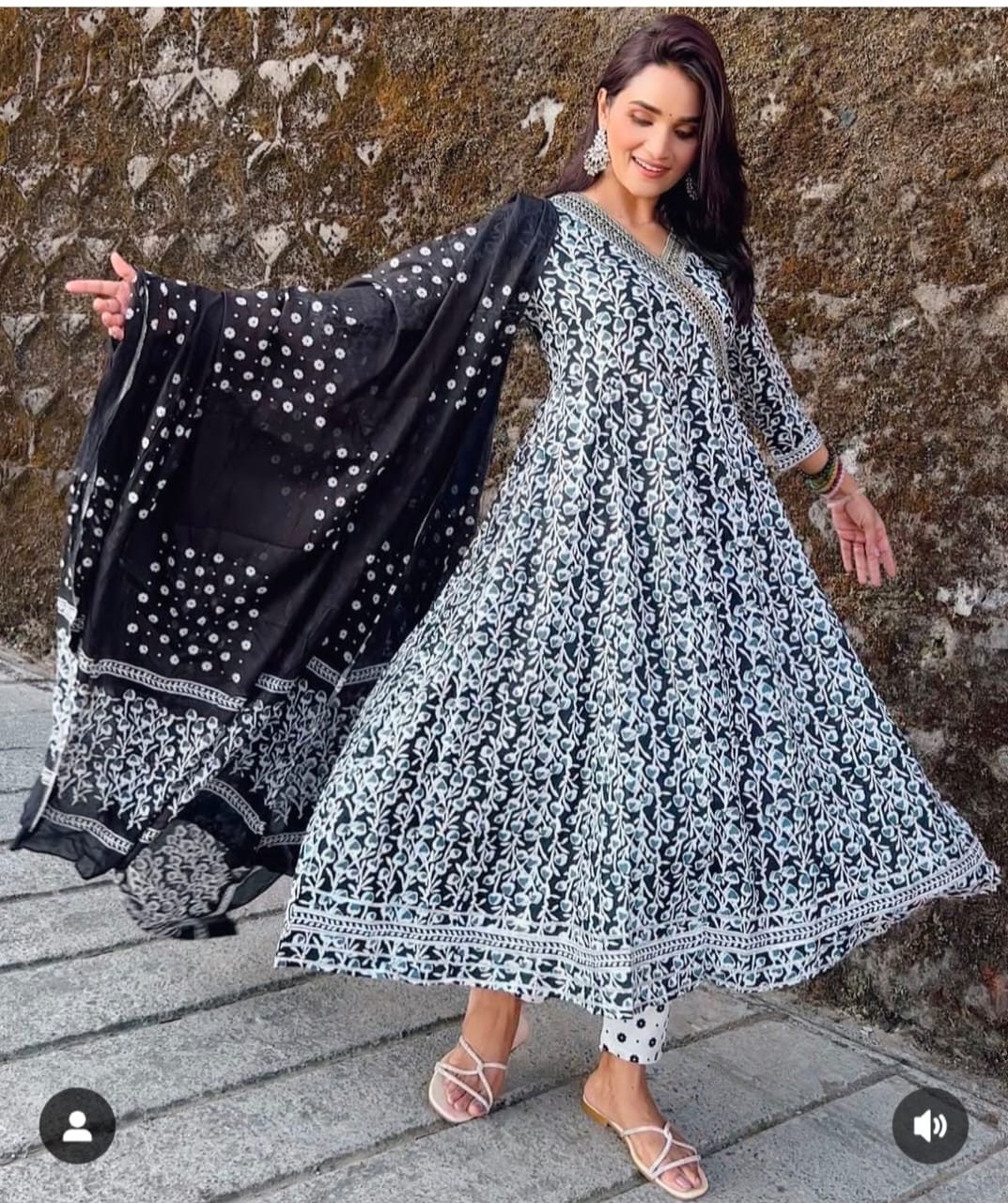 Black anarkali kurtis best sale