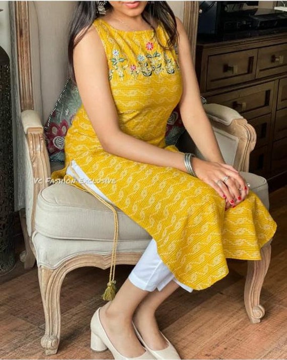 Shop Yellow Mirror Work Band Kurta & Pant Set by MERAK at House of  Designers – HOUSE OF DESIGNERS