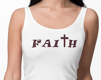 Idealer Racerback Tank "Faith" 2