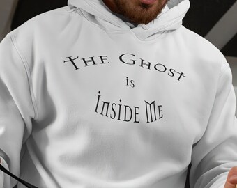 Ghost Inside Christian Hoodie | Spiritual Message Sweatshirt | Faith Apparel