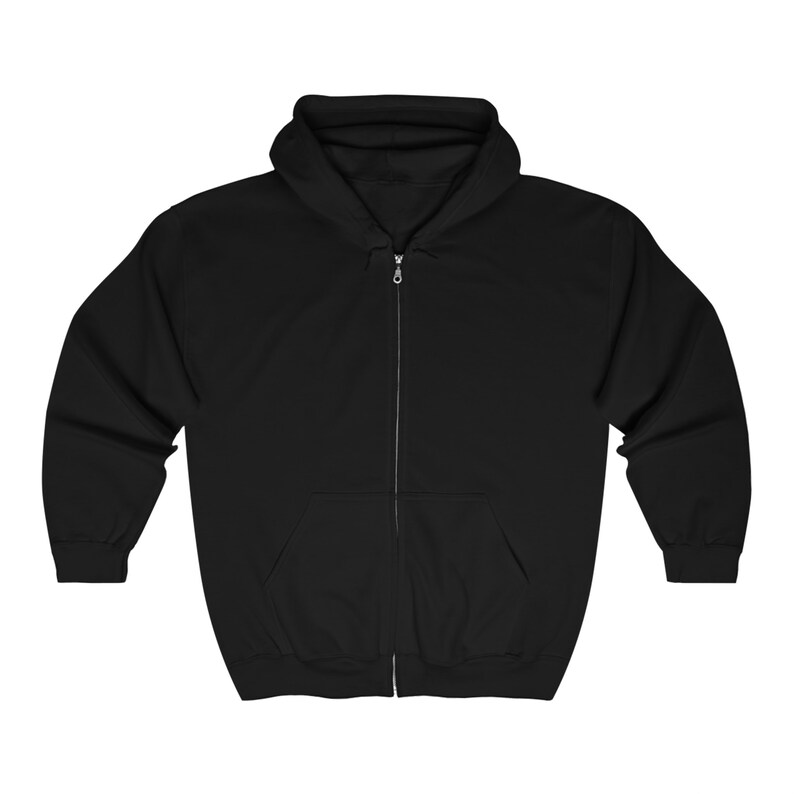 If God Is For Us Full Zip Hoodie, Christian Faith Sweatshirt, Unisex Religious Zipper Jacket, Inspirational Hoodie, Sizes S-2XL image 2