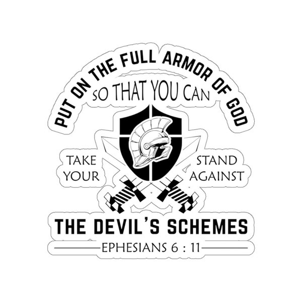 Armor of God Decal Etsy