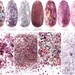 lbarnes73 reviewed 8pcs Aluminum Rose Gold Sequins Flake Nail Art Shimmer Powder for UV Gel Polish Nail Paillette Mix Decoration Manicure