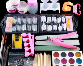 Acrylic Nail Kit Etsy