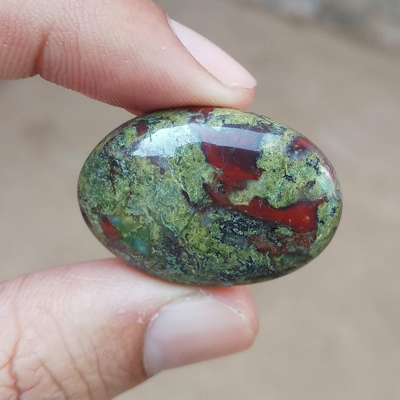 Superb Stylish design Dragon Jasper Gemstone 100 Natural Etsy
