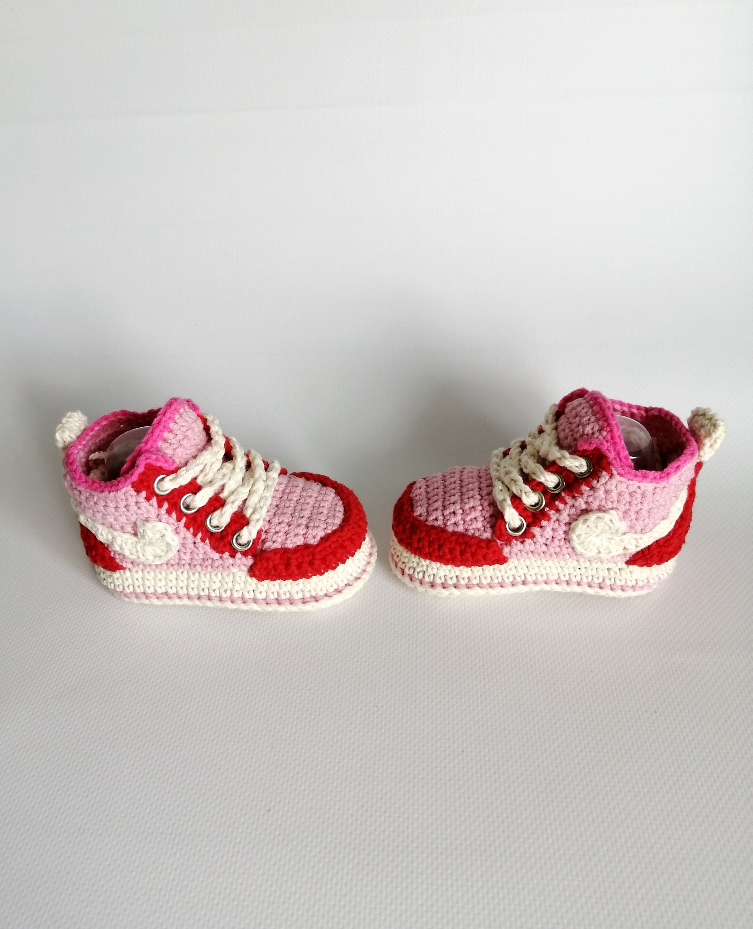 Newborn baby crochet sneakers. Infant cotton sneakers for Etsy