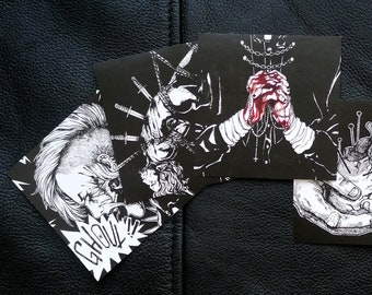 Ink Illustration Stickers