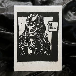 Woodcut Print &quot;Echo&quot;