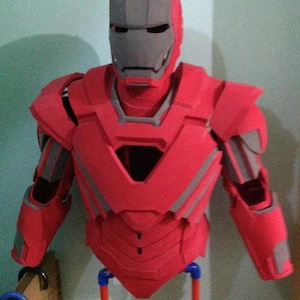 iron mann vers.30-33 centurion/blue steel pepakura - pdf foam A4