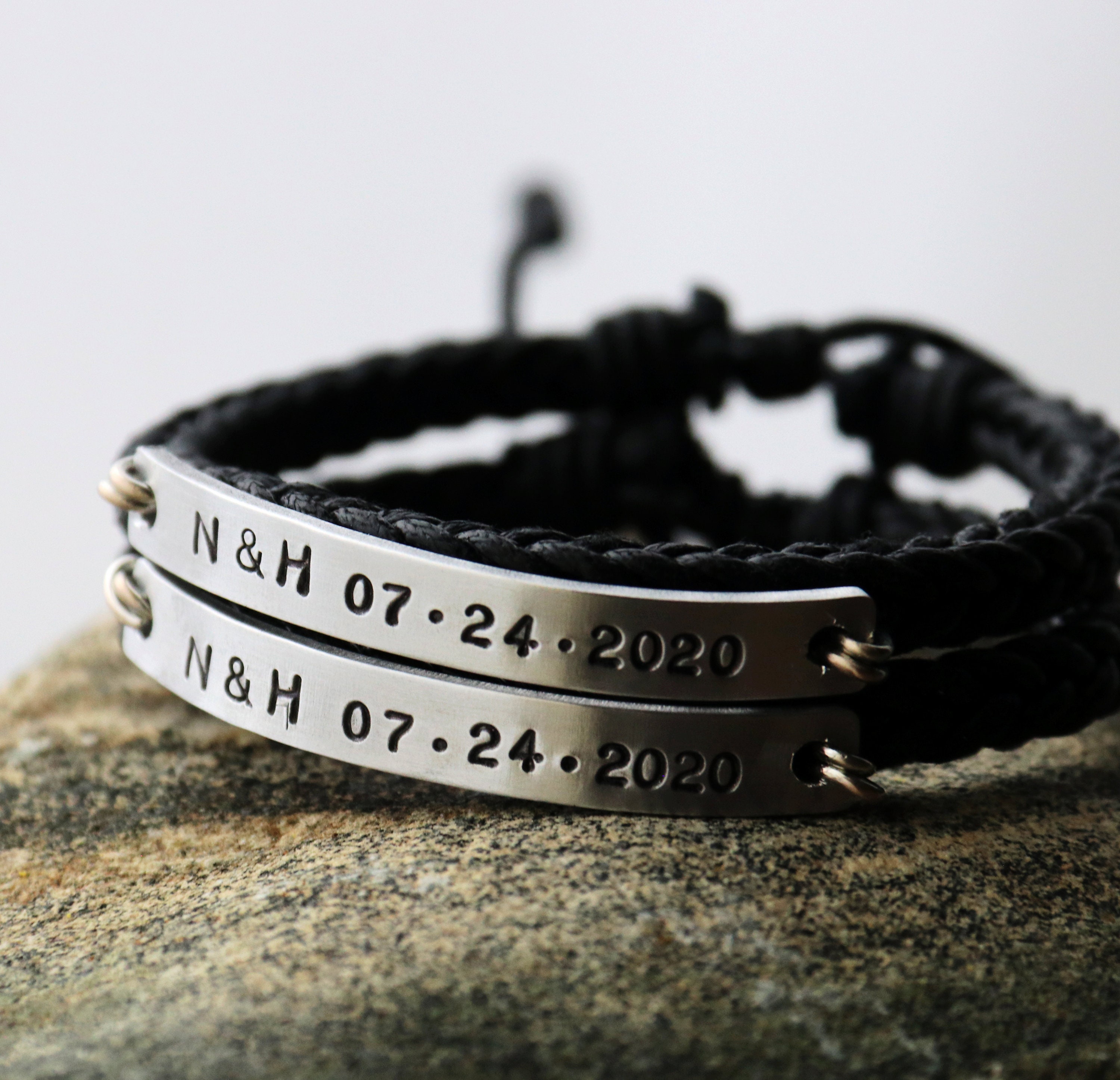 Matching date bracelets sale