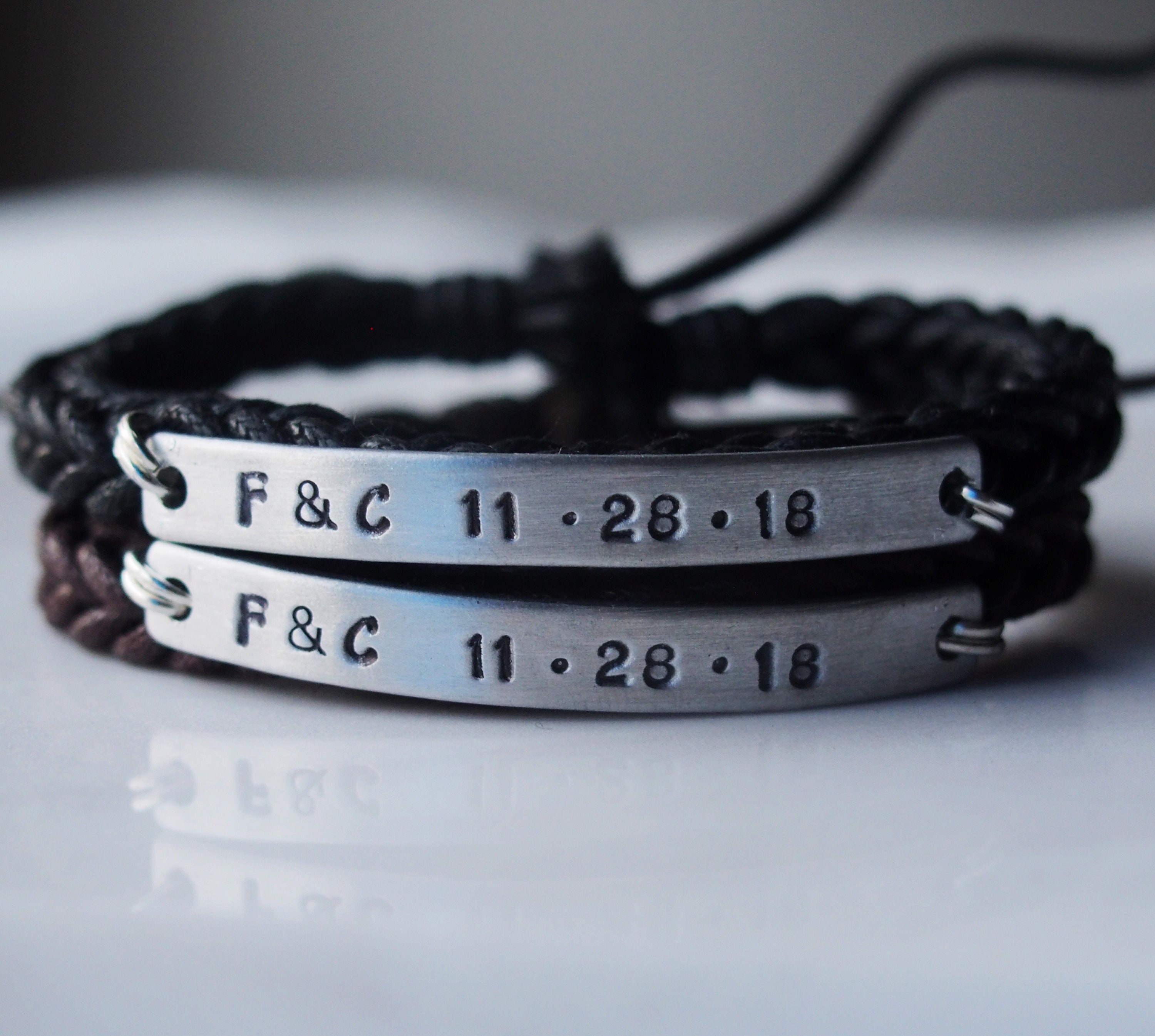 Set of 2 bracelets for couple