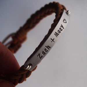 Personalized Couples Name bracelets, Boyfriend Girlfriend bracelet, Couple name bracelet, Braided Rope, Customized Bracelet, Custom Bracelet