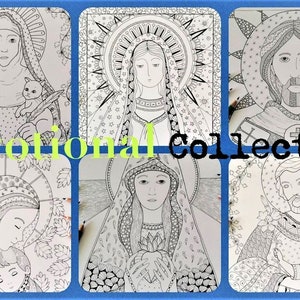 Coloring Pack. Set of 20 DEVOTIONAL Collections. Bibartworkshop image 1