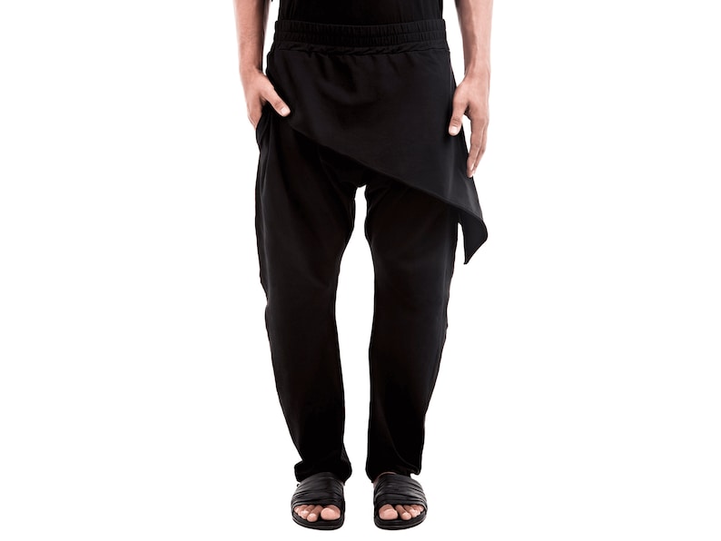 Drop Crotch Pants Men Yoga Pants Men 