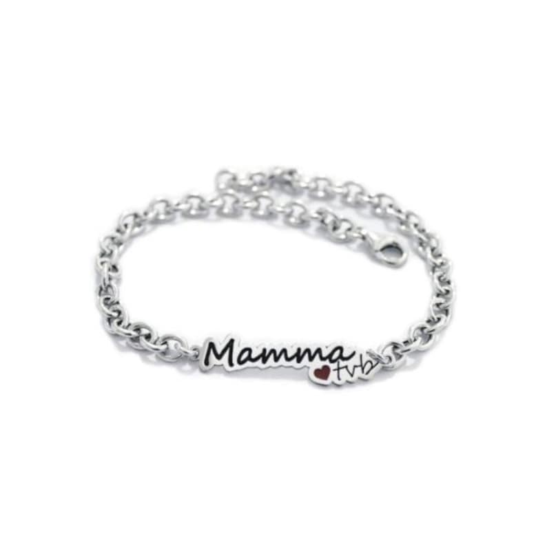 bracelet,mum,silver,silver