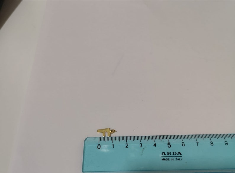 Necklacegoldhornredinitialpersonalized