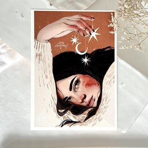 Kunstdruck „cosy christmas“ Art print, wall art, Postkarte, verschiedene Größen