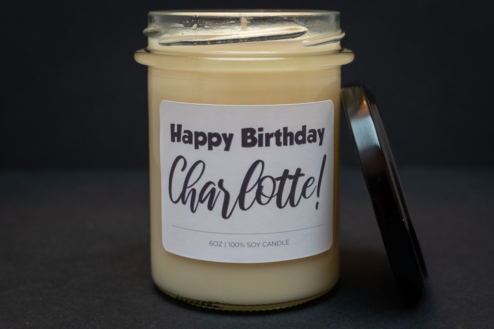 Happy Birthday Candle Personalised Birthday Candle Birthday Etsy