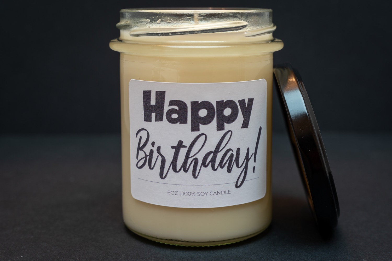 Happy Birthday Candle Personalised Birthday Candle Birthday Etsy