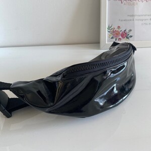 Black waterproof bum bag hotsell