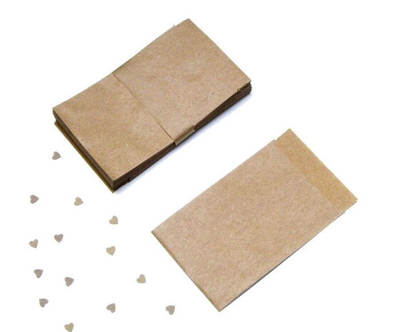 Kleine Tuten Braun Kraftpapier Fur Freudentranen Etsy