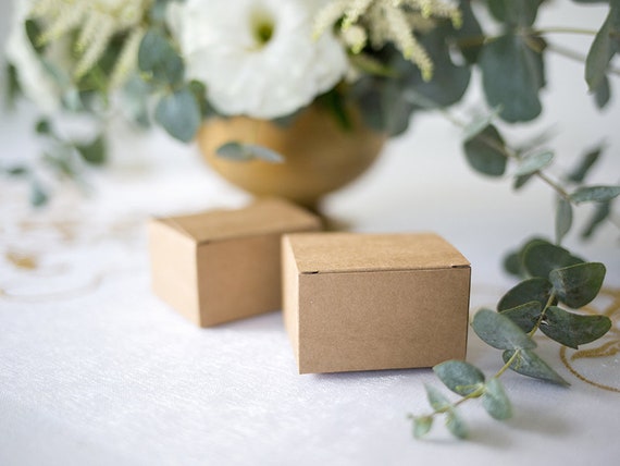 50x Pralinenschachtel Papier Kissen Geschenkboxen Hochzeit Gastgeschenke Taschen