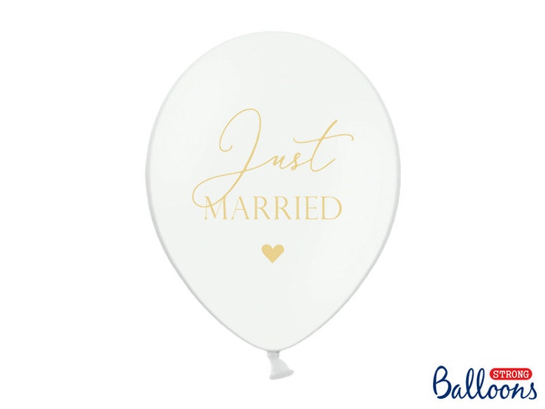 Girlande Just Married u.a. 6 Ballons J. Married