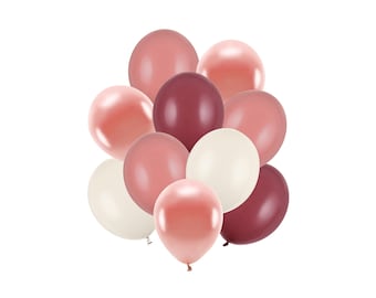 Ballons Mix wild Rose 10er Set