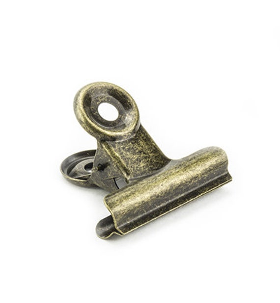 Clips Metall Metallklammern vintage-gold Binder Clip für Klemmbrett  Klemmboard 38mm