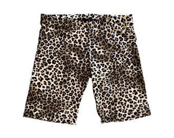 cheetah overall shorts