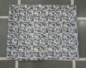 Vintage Indian Kantha Quilt Handmade Ajrakh hand block print 100 Cotton Bed cover Bedspread Blanket Queen size Twin size King size
