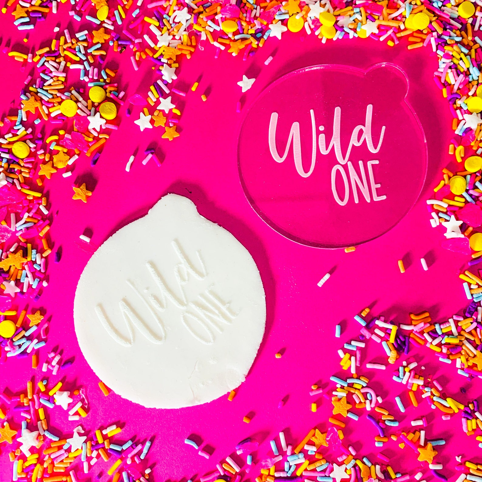 Wild One Cookie Embosser Cookie debosser Icing stamp baby Etsy