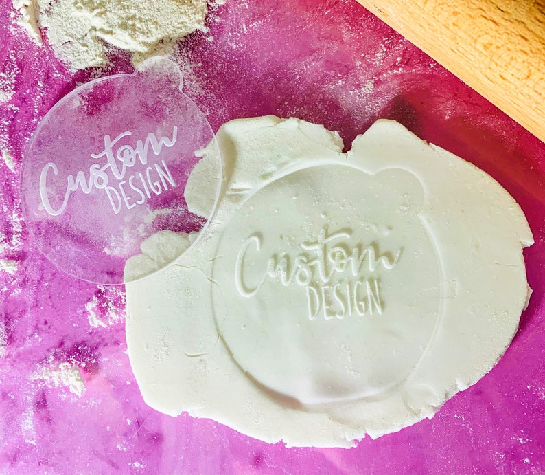 Custom Cookie Embosser Cookie debosser Icing stamp Etsy
