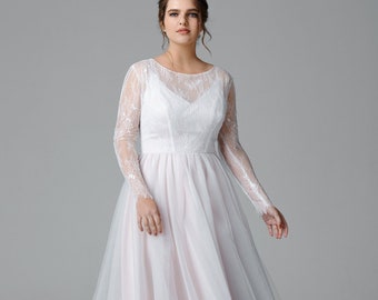 Plus Size Wedding Dresses with Sleeves