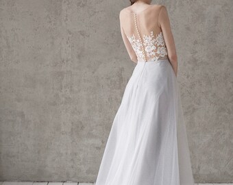 Color Wedding Dress Etsy