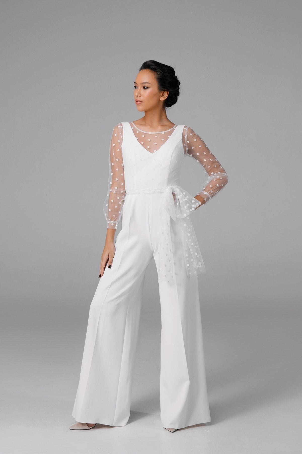 Hochzeit Overall Braut Overall einfache Hochzeit Overall Etsy