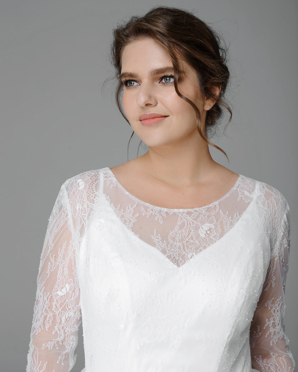 Kurzes Hochzeitskleid Langes Tüllkleid Hochzeitskleid midi ...