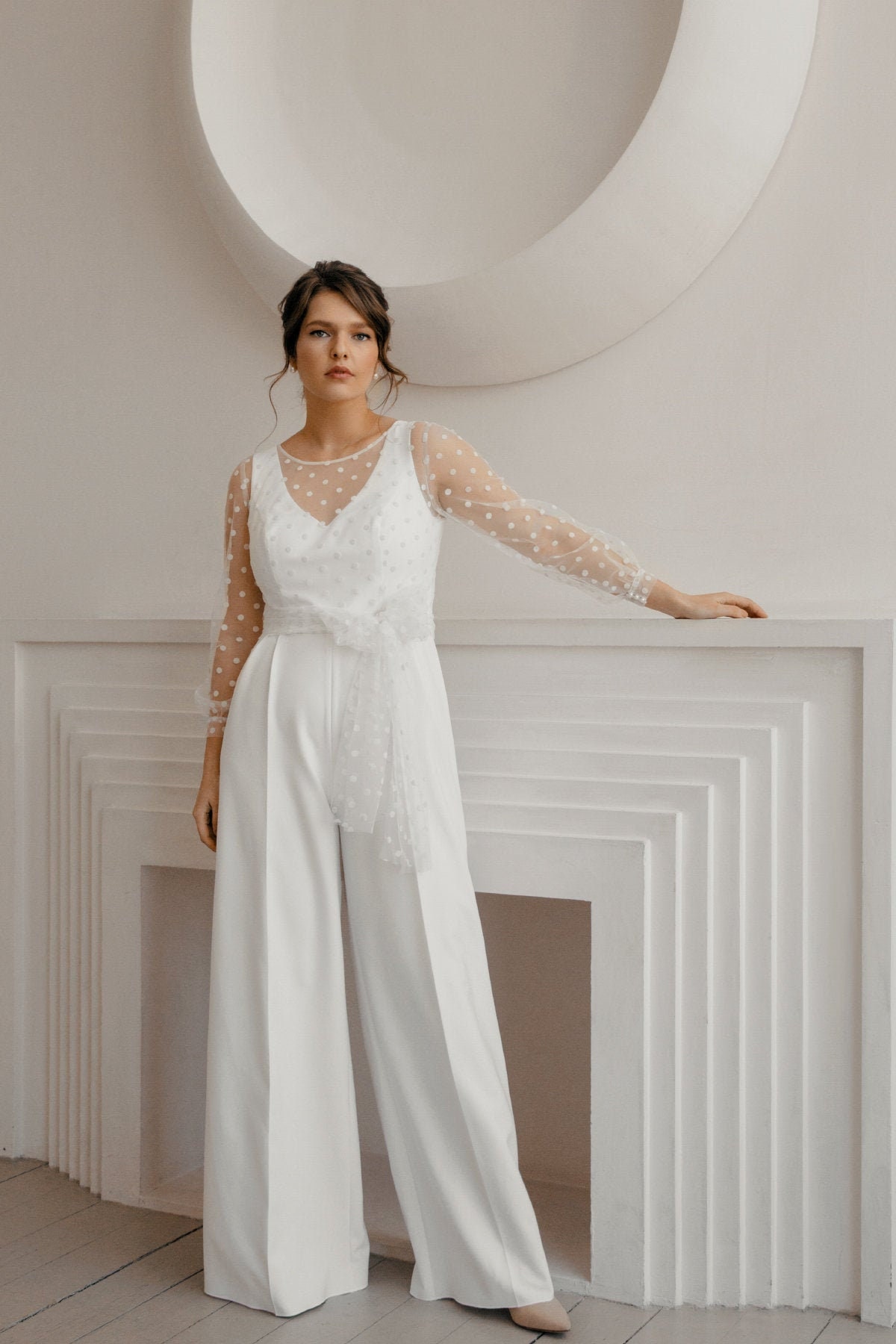 plus size wedding jumpsuit