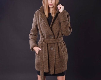 Wool Coat, Maxi Coat, Women Wool Coat, Long Wool Coat, Vintage Coat, Warm Coat, Winter Coat, Wool Coat, Casual Coat, Elegant Coat