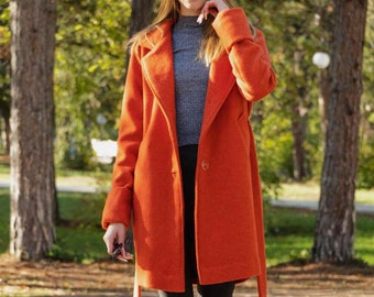 Wool Coat, Maxi Coat, Women Wool Coat, Long Wool Coat, Vintage Coat, Warm Coat, Winter Coat, Wool Coat, Casual Coat, Elegant Coat