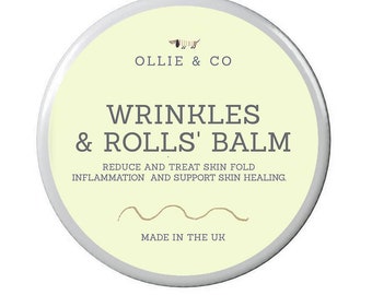 Wrinkles & Rolls' Skin Creases and Folds Comfort Healing Balm for Dogs Dermatitis Prone Skin
