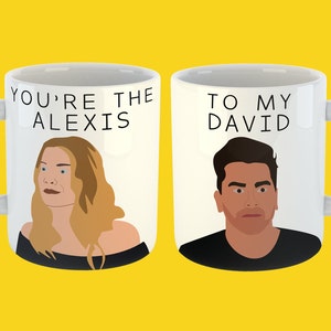 Schitt&#39;s Creek Mug - David Rose  & Alexis Rose Gift - Brother or Sister Gift - Gift for Him - Schitt&#39;s Creek Merch