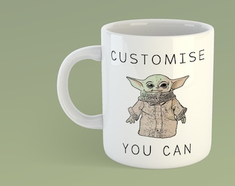 PERSONALIZADO - Green Space Baby Mug - Office Humor - Nuevo regalo de trabajo - Lugar de trabajo presente - Co Worker Secret Santa - Regalo de cumpleaños