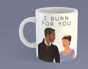 Bridgerton quemo para usted taza - Simon y Daphne - lindo regalo de San Valentín - regalo para ella - regalo para él - pareja - esposa novia