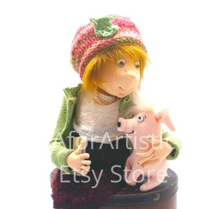 E-Pattern - Emma and Pandora by Jill Maas, Cloth Doll Artist