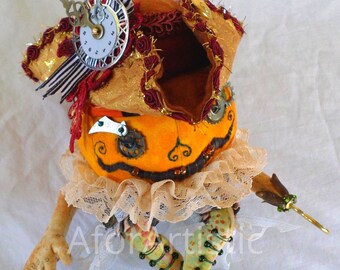 E-Pattern - Spice Pirate Cloth Art Doll by Paula McGee, Cloth Doll Artist