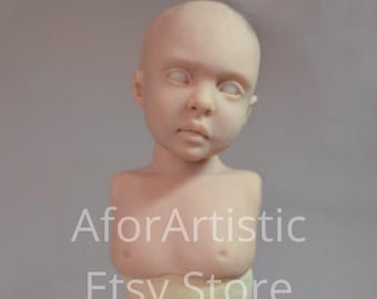 E-Class - Annabel - Sculpting A Child Series - Part 2 - The Breastplate by Diane Keeler, NIADA Artist