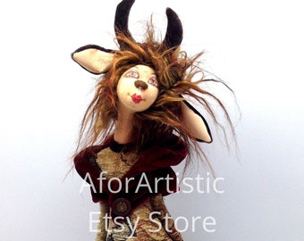 E-パターン - 布製人形アーティスト、ジル・マースによるグレイシー