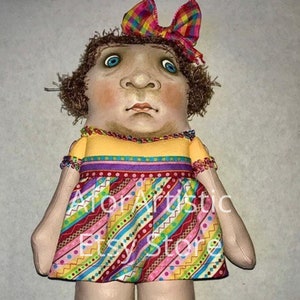 E-Pattern - Goofy Girl by Donna May Robinson, NIADA Artist